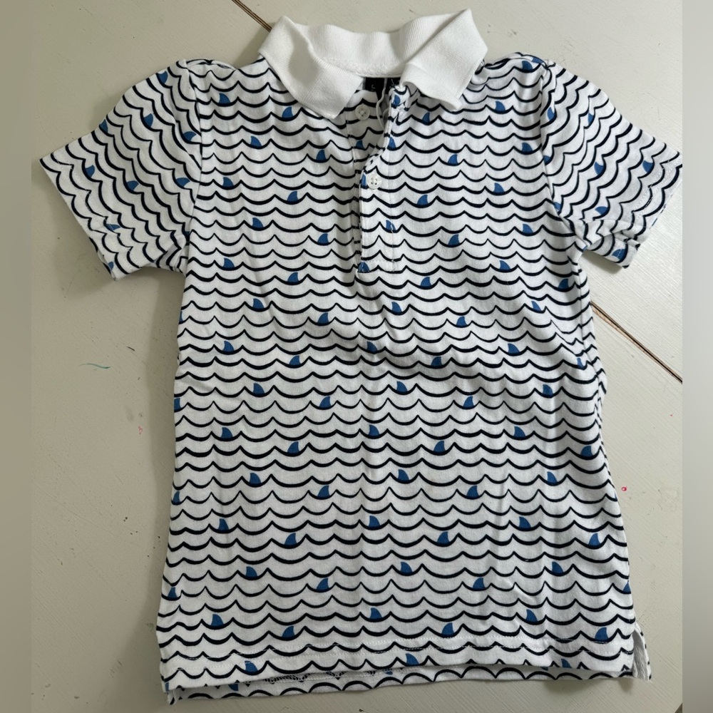 Janie and Jack shark shirt